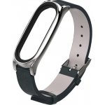 Xiaomi Mi Band 3/4/5/6 Kožený style řemínek Modrostříbrná MBSCZ-5KO06 – Zbozi.Blesk.cz