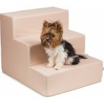 Iridog Schody pro psy STEPPIE no.2 béžové v45 x š50 x d60 cm – Sleviste.cz