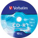 Verbatim CD-R 700MB 52x, bulk box, 10ks (43725)