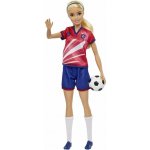 Barbie Fotbalová blond culík barevné # 9 U – Zboží Mobilmania