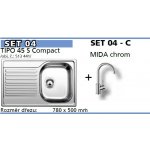 Set Blanco Tipo 45 S Compact + Mida – Zboží Dáma