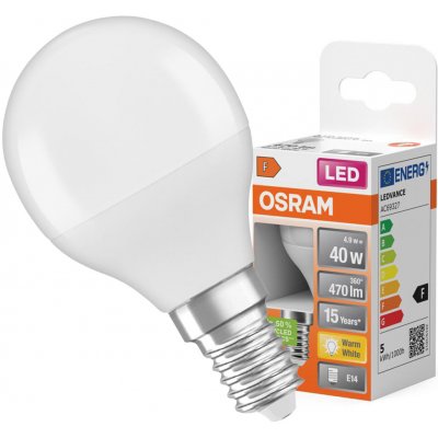 Osram LED žárovka SCLP40 E14 5.5W/827 ilumka – Hledejceny.cz