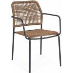 Bizzotto Jable zahradní židle šedá/přírodní/tmavá 54 cm, 79 cm, 63 cm – Hledejceny.cz