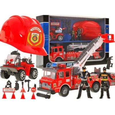 Toys24 Velké požární auto s vybavením