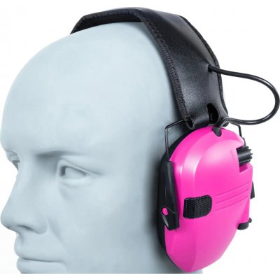 Wosport Aktivní chrániče sluchu HD-21 růžové – Zboží Dáma