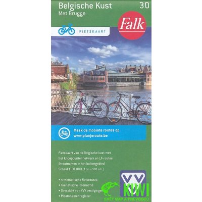 cyklomapa Belgische Kust Brugge 1:50 t. Falk č.30