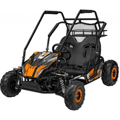 mamido Dětské benzínové autíčko Buggy LUCKY SEVEN oranžové – Hledejceny.cz