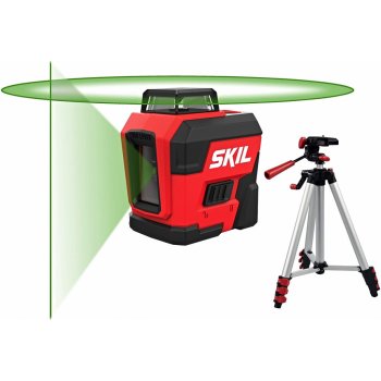 Skil 1961 DA zelený čárový laser 360° + stativ M T1E 196 1DA