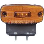 Svítilna poziční LED 110x51 oranžová + držák