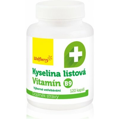 Wolfberry Kyselina listová 120 kapslí – Hledejceny.cz