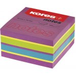 Samolepící bločky CUBO SPRING 75x75 mm 450 listů KORES - neonové barvy – Hledejceny.cz