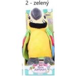 GGV Interaktivní plyšový mluvící papoušek zelený – Zbozi.Blesk.cz