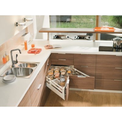 K-Blum Antaro zásuvka D 600 mm/65kg Blumotion/TOB bílá Space Corner Syncro – Zboží Mobilmania