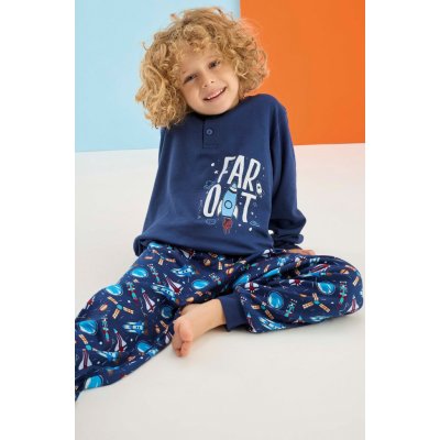 Chlapecké pyžamo stíhačky 1F0889 modrá – Zboží Mobilmania