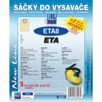 Jolly ETA 8 (5+1ks) do vysav. ETA