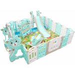 Aga4Kids plastová ohrádka s příslušenstvím 206 x 177 x 64 cm Zelená – Zboží Dáma