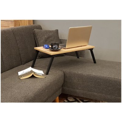 ASIR Stojan pod notebook GUSTO borovice atlantic, černý – Zboží Živě