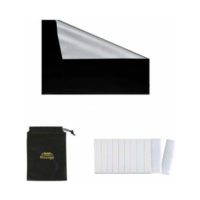 Set zatemňovací fólie, pytlíku a suchých zipů - Černá, 150 x 200 cm – Hledejceny.cz