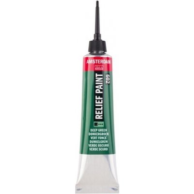 Amsterdam Relief Paint 20 ml | sytě zelená – Hledejceny.cz