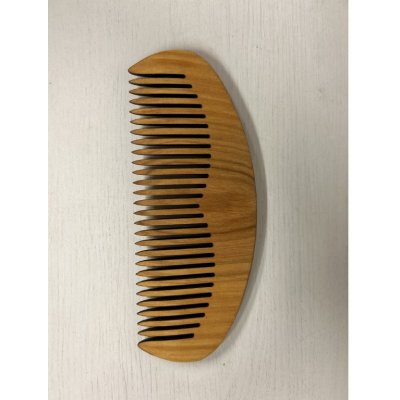 Dřevotéka dřevěný hřeben na vlasy B ořechové dřevo 15 cm – Zboží Dáma