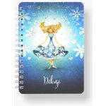 Bobo Kroužkový blok A6 čistý Děkuji 50 listů – Zboží Živě