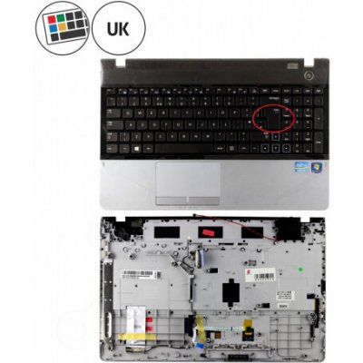 Samsung NP300V5A klávesnice s palmrestem – Hledejceny.cz