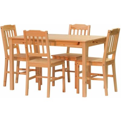 ITTC Stima set PINETA 1+4 borovicový stůl a 4 – Zboží Dáma