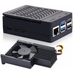 52Pi Krabička pro RPi 5 s aktivním chlazením Armor lite V5 – Zboží Živě