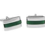 Avantgard manžetové knoflíčky Premium 573-20853 stříbrná zelená – Hledejceny.cz