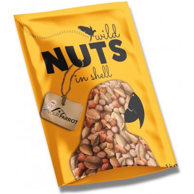 YOUR PARROT wild NUTS in shell 1kg