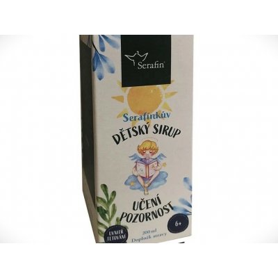 Serafínkův dětský sirup Učení a pozornost 200 ml – Hledejceny.cz