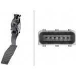 HELLA Snímač polohy plynového pedálu HE 6PV009765-701