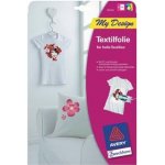 Avery Zweckform MD1001 Nažehlovací fólie pro Inkjet 5 x A4 na bílý a světlý textil – Zboží Dáma