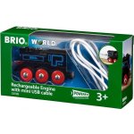 Brio El. lokomotiva nabíjecí přes mini USB kabel – Zboží Dáma