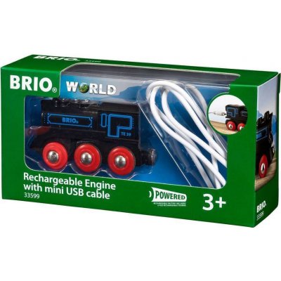 Brio El. lokomotiva nabíjecí přes mini USB kabel – Zboží Dáma
