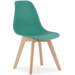 Textilomanie Kito Zelená s bukovými nohami – Sleviste.cz