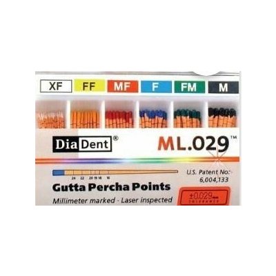 DiaDent Čepy gutaperč.- doplňkové velikosti ML102-608 - Vel./šíře: L – Hledejceny.cz