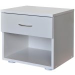 Noční stolek 140, bilá – Sleviste.cz