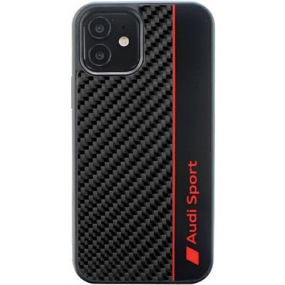 Audi Carbon Fiber Stripe iPhone 12 / iPhone 12 Pro černé – Sleviste.cz