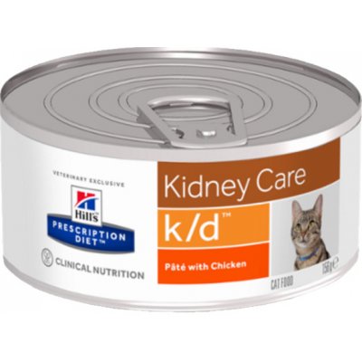 Hill's Prescription Diet k/d Feline Chicken 156 g – Sleviste.cz