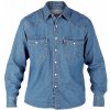 Pánská Košile Duke košile Western style denim shirt riflová jeans