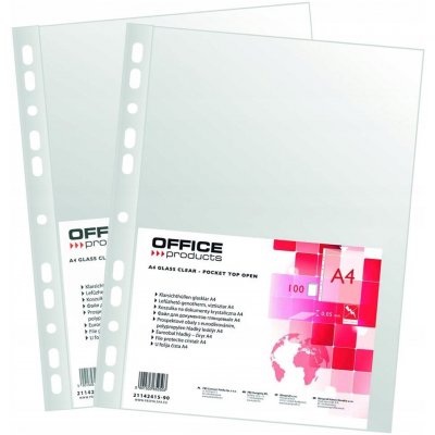 Office Products A4 40 mikronů transparentní 100 ks – Sleviste.cz