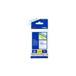 Brother TZE-243, 18mm, bílá/modrá, laminovaná, délka 8m TZE243 – Zboží Živě