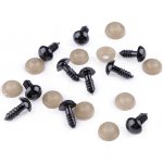 Černé bezpečnostní oči Ø10mm (pár) – Zboží Dáma