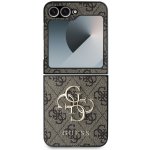 Guess PU 4G Metal Logo Samsung Galaxy Z Flip 6 Brown GUHCZF64GMGBR – Zboží Živě
