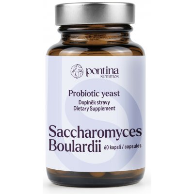 Pontina Nutrition Saccharomyces boulardi 6mld CFU 60 kapslí – Hledejceny.cz
