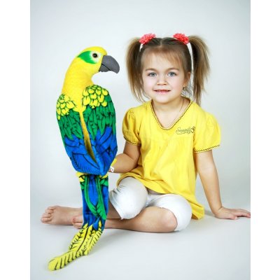 papoušek ARA žlutý 58 cm