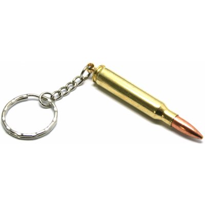 Přívěsek na klíče Mosaznevyrobky 223 Remington naklíče z náboje 1 ks – Zboží Mobilmania