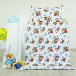 Emi povlečení Medvídek bílé 130x90 cm 65x45 cm – Zboží Dáma