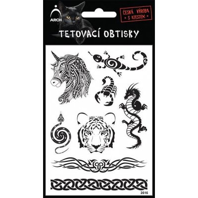 Černé tetovací obtisky jednorožec – Zbozi.Blesk.cz